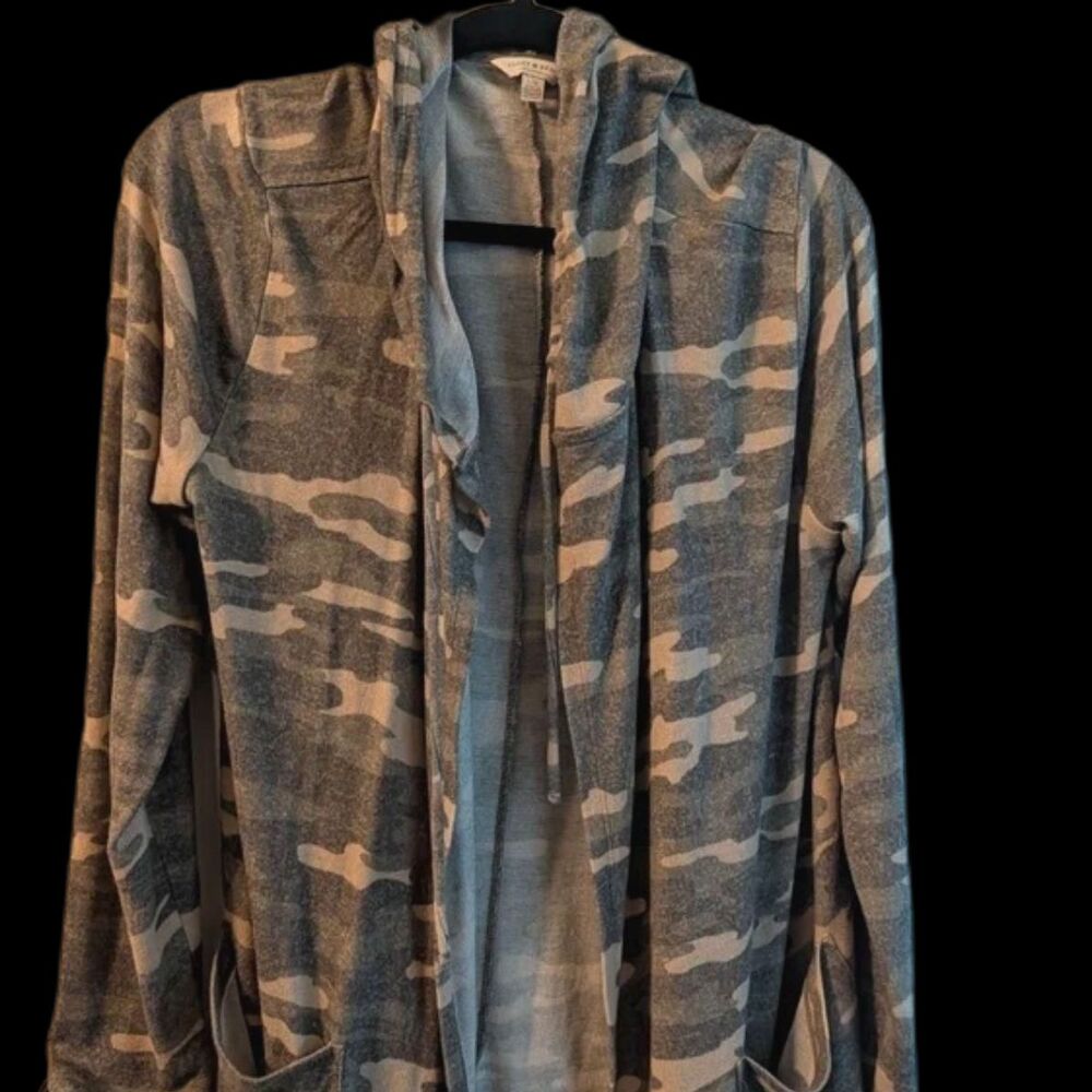 Lucky Brand Camo Cardigan - Picture 3 of 4